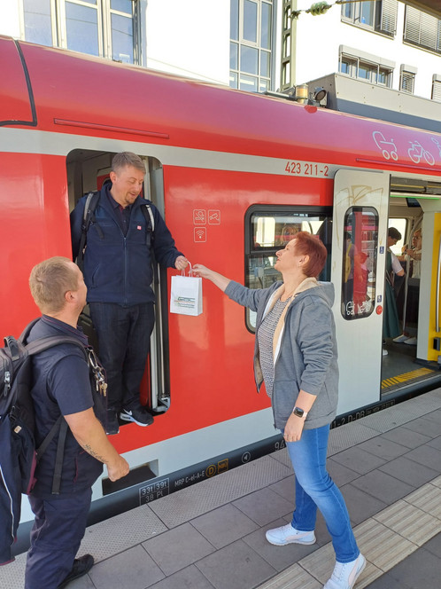 Foto von Mitwirkenden vom Tag der Schiene 2024