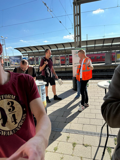 Foto von Mitwirkenden vom Tag der Schiene 2024
