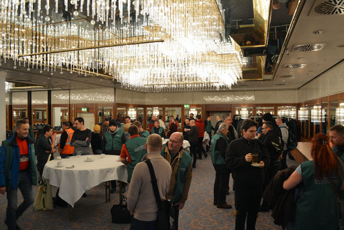 Protestveranstaltung Gruppenfoto