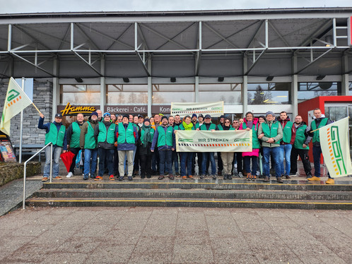 Foto vom Streik Kempten