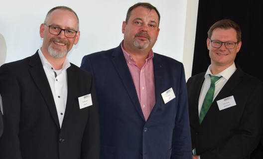 v.l.n.r. Alexander Engel, Marco Kraft, Rasmus Runde