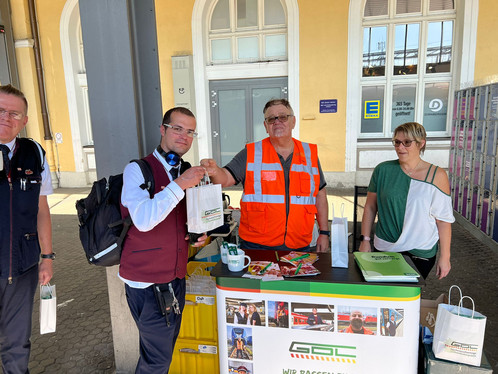 Foto von Mitwirkenden vom Tag der Schiene 2024