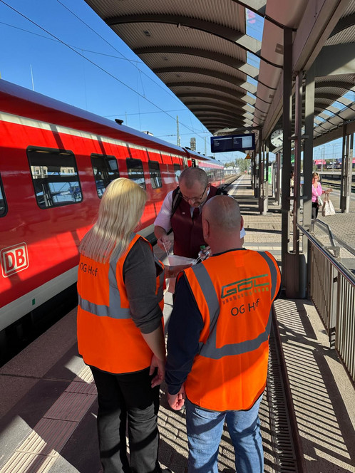 Foto von Mitwirkenden vom Tag der Schiene 2024