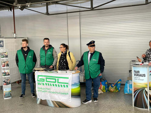 Foto von Mitwirkenden vom Tag der Schiene 2024