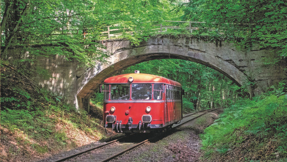 Schienenbus der Kasbachtalbahn zwischen Linz am Rhein und Kaienborn, Foto Gregor Börner Schienenbus der Kasbachtalbahn zwischen Linz am Rhein und Kaienborn, Foto Gregor Börner