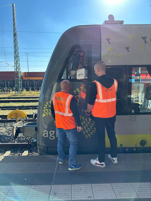 Foto von Mitwirkenden vom Tag der Schiene 2024