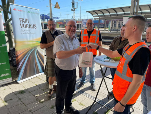 Foto von Mitwirkenden vom Tag der Schiene 2024